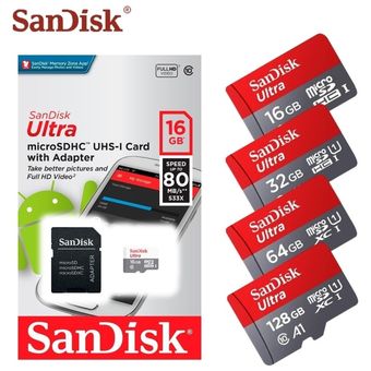 MEMORIA MICRO SD 16GB SANDISK ULTRA CLASE 10 80 MB/S – ON PLAY 2023