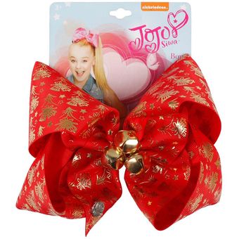 lazo CN-lazos de Jojo de San Valentín de 7 \para niña regalo de San Valentín con Clips Jojo Siwa lazos de pelo con corazón grande para niña accesorios para el cabello 