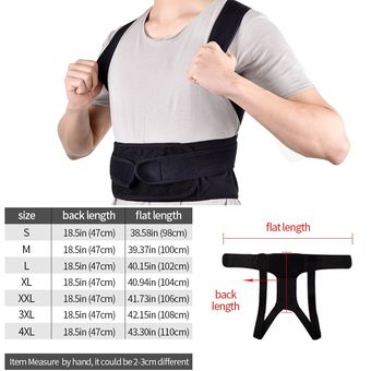 Rojo Vertvie Corrector de postura de cintura trasera ajustable para adultos cinturón de corrección cintura entrenador hombro Lumbar soporte de columna LANG 