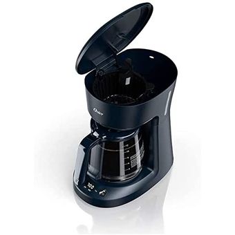 Cafetera Oster® de 12 tazas negra, jarra de vidrio y con filtro