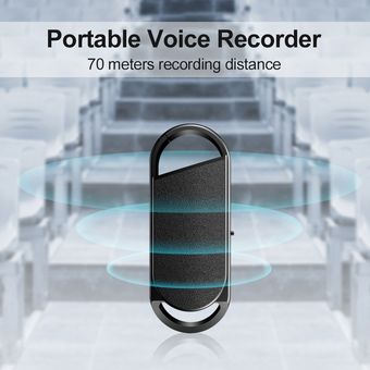 Mini grabadora de voz con llavero inteligente 
