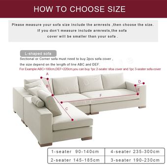 Fundas de sofá Gran elasticidad para sala de estar,funda de sofá elástica para Loveseat,esquina seccional,en forma de L,hay que comprar 2 uds. #Color 7 