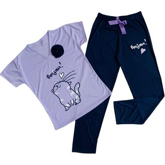 Pijamas Mujer Pantalon Largo - Camisa Manga | Linio - GE063FA0JVC47LCO