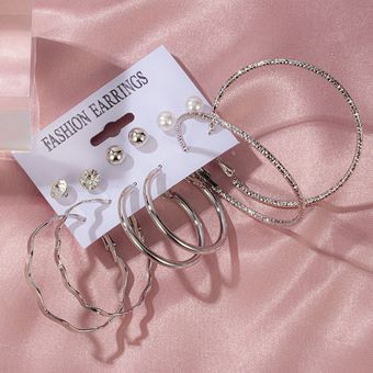 Nuevo Arete Vertical Femenino De Anillo Grande Declaración Nuevo Arete Vertical Femenino De Anillo Grande Declaración