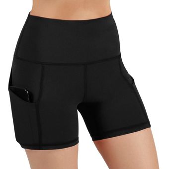 #Black Pantalones cortos deportivos para mujer,medias realzadoras de cintura alta para gimnasio,tr 