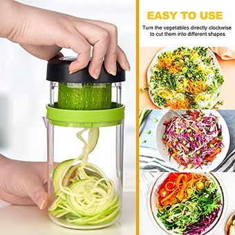 Máquina de cortar Spiralizer de mano actualizarse. 