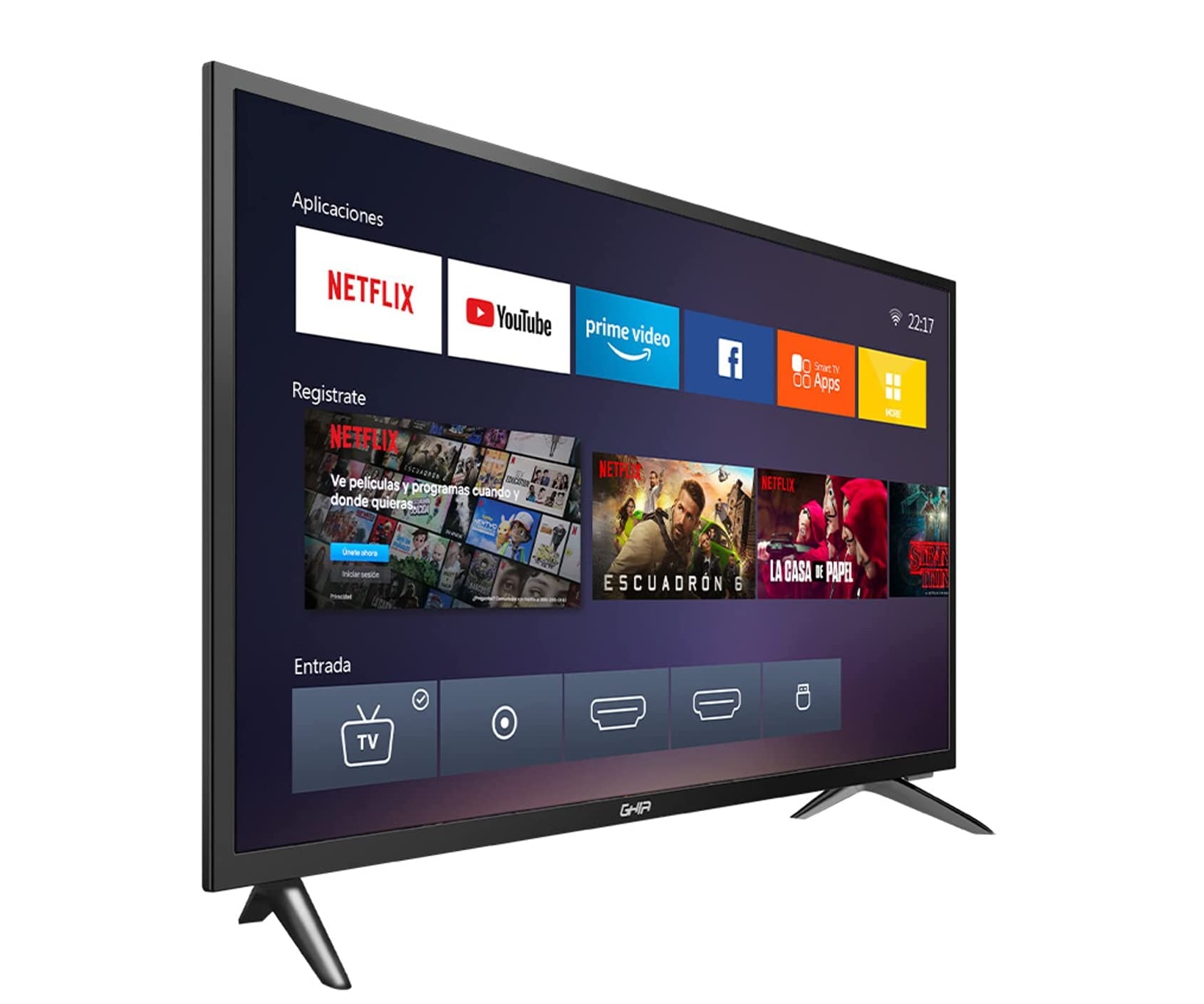 Pantalla Smart TV GHIA LED 32 G32NTFXHD20