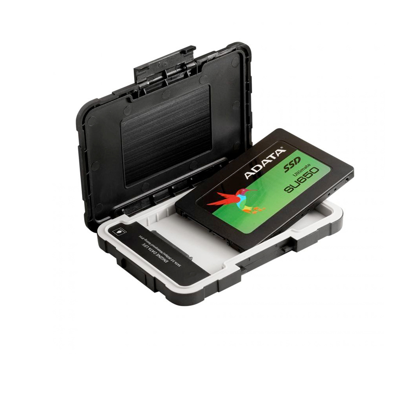ADATA Gabinete Carcasa ED600 de 25 para Convertir Unidad de Estado Sólido Interna SSD Disco Duro Int
