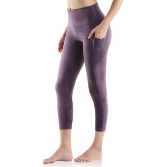 Pantalones de yoga con bolsillos y cintura alta para mujer leggings para correr y entrenar OMANTIC 