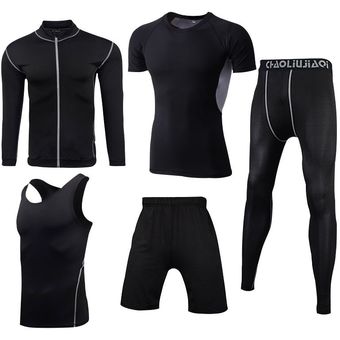 secado rápido para entrenamiento traje masculino de para correr Conjunto de ropa deportiva de para hombre gimnasio y fitness 