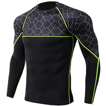Conjunto de 3PC de alta calidad para hombre gimnasio entrenamiento secado rápido Fitness ropa deportiva de compresión para correr #t-shirt 