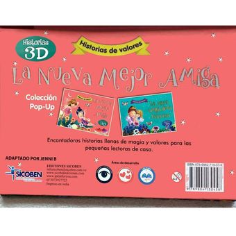 Libro Infantil 3D Sicoben La Mano Amiga De La Princesa 3D 
