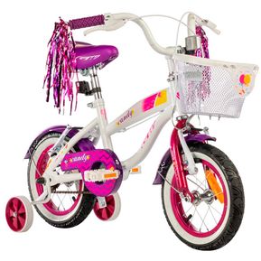 Bicicletas para Niñas Rin 12 GW Candy de 2 a 4 años Blanco