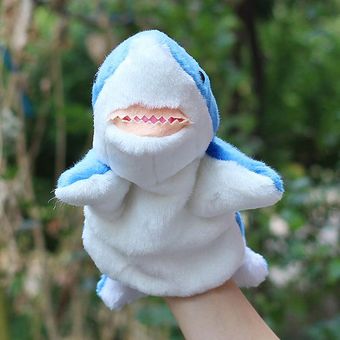 Tiburón Marioneta de mano Bebé Niños Desarrollo infantil Muñeca suave Pelu 