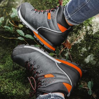 botas militares de caza botas de Trekking de montaña al aire libre zapatillas de senderismo Cungel-Botas de senderismo impermeables para hombre 100% de invierno 