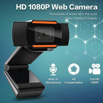 Cámara Web Manual 1080P HD Webcam con micrófono para ordenador portátil Skype MSN 