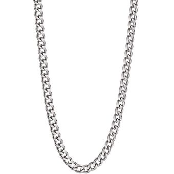 Collar de metal de gargantilla de candado de servicio pesado Cadena de alambre de cadena uni  cadena y Plata 