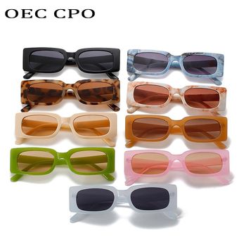 Oec Cpo gafas de sol rectangulares vintage gafas de sol demujer 