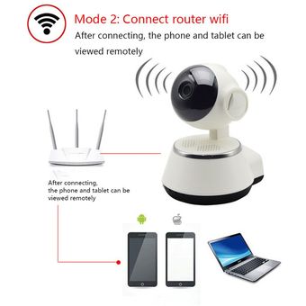 Monitor de bebé portátil WiFi IP Cámara 600TVL cámara inalámbrica para bebé vigilancia casa seguridad Cámara teléfono inteligente Video registro 