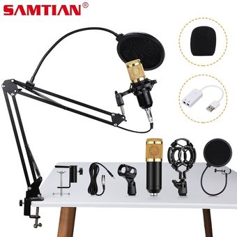 Sam Tian Bm 800 estudio de condensador de kit de micrófono profesional 