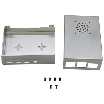 Reemplazo aptos para la Frambuesa Pi 4 carcasa metálica Carcasa caja protectora 