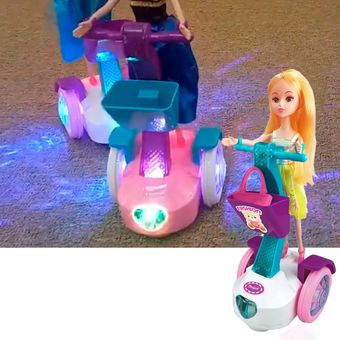 Barbie con outlet patineta electrica