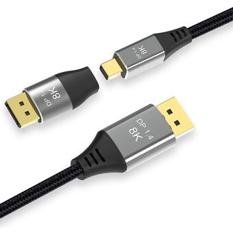 Mini DisplayPort a DisplayPort1.4 8K Cable con Thunderbotl puerto y 