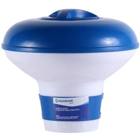 Dosificador Flotante para Piscinas Aquablue-Blanco y Azul