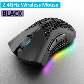 Ratón Fornite 2.4GHz mouse inalámbrico 2400 Dpi Rgb ajustable 