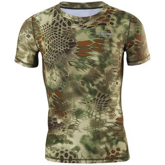 para caza escalada Camisa de camuflaje para hombre ejército militar ropa de acampada senderismo de secado rápido 