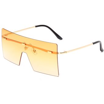 Gafas de sol de gran tamaño para gafas de sol retro diseñomujer 