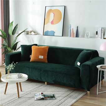 Terciopelo casa cubierta de sofá Otoño Invierno engrosamiento antideslizante funda completa para sofá para la sala de todo incluido cubierta de sofá #Model 10 