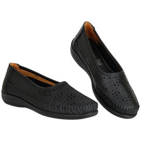 Zapato Confort Mujer Stfashion Negro 01303501 Piel