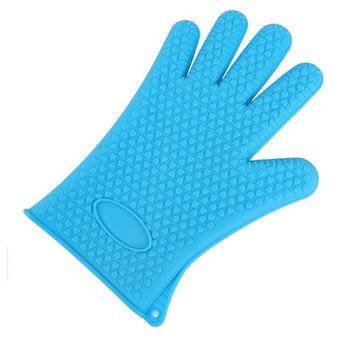 engrosamiento guante de silicona guante para parrilla guantes de horno de barbacoa de guante pizca guantes olla caliente de titular 