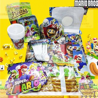 GENERICO Decoración Infantil con Globos de Mario Bross