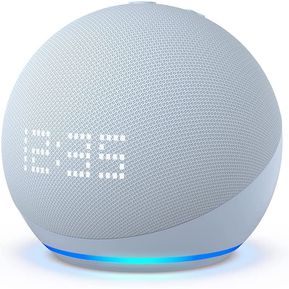 Echo Dot Con Reloj Integrado 5ta Generación Con Alexa Azul