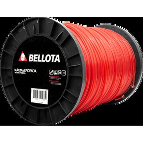 Nylon Cortacesped Rojo Bellota X 400 Metros 2,7 Mm Redondo