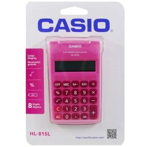 Calculadora Escritorio 8 Dig HL-815L-PK Pink