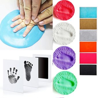 Kit de impresión de huella de bebé,marco de fotos no tóxico,Kit de I 