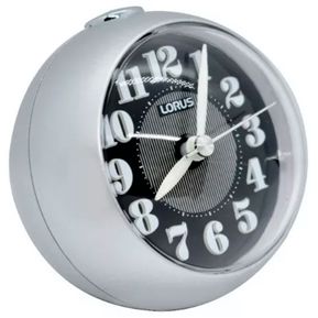 Reloj Despertador Lorus LHE037S Plateado
