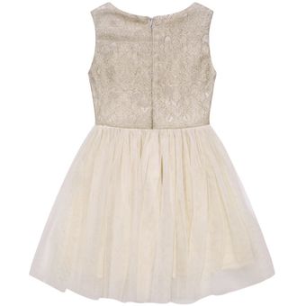 Vestido de la princesa preciosa muchachas de los niños sin mangas Tutu Estilo Fashion Party Dress 