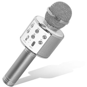 Canta Tu Karaoke - Micrófono Silver, un micrófono inalámbrico