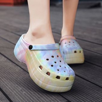 Verano nueva plataforma de colores para mujeres sandalias sandalias 