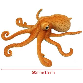 PC 1 Simulación pulpo Octopus muñeca de la felpa del lecho marino Almohada Animal calamar muñeca creativa pulpo regalo 