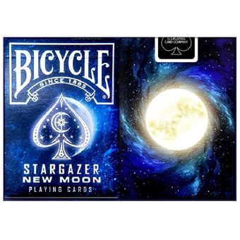 Cartas Bicycle Stargazer New Moon 2021 Luna Nueva Negro 