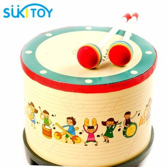 Montessori De Madera del cabrito Suave Corea Del Estilo Musical Para Niños Aprendizaje y Ejercicio Tipo Tambor Regalo de Alta Quanlity Para El Bebé y niños 