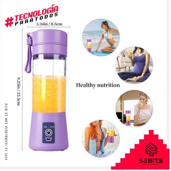 Licuadora Personal Portable Recargable Jugos Y Batidos Gym