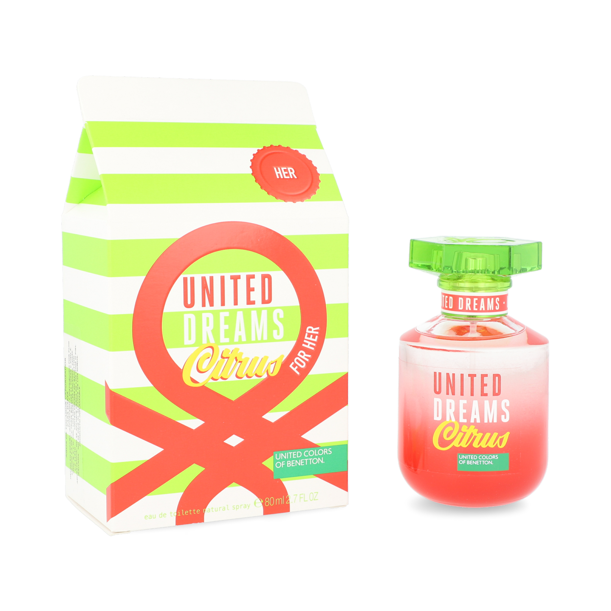 UNITED DREAMS CITRUS FOR HER 80ML EDT SPRAY