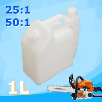 Herramientas útiles 1L Aceite Gasolina Combustible Botella mezcladora 