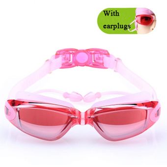 Gafas de natación Anti-niebla gafas de natación con tapón de silicona antiuv gafas de buceo miopía dioptrías gafas de natación 